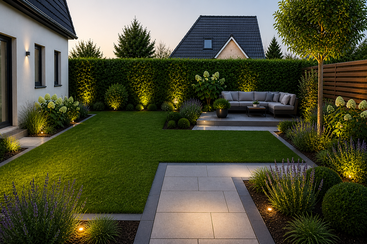 Garten Nachher